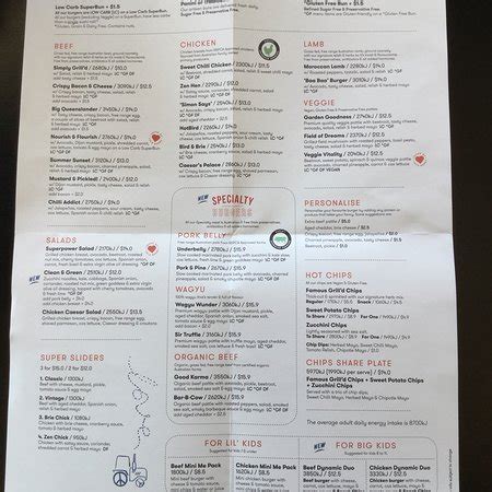 grilled menu toowoomba.